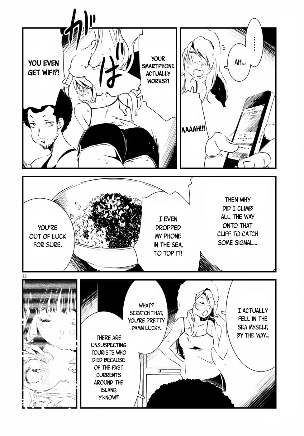 Kaijuu Iro no Shima Chapter 2 page 12 - Chapter 2: Kon and Furuka's Colors (2)