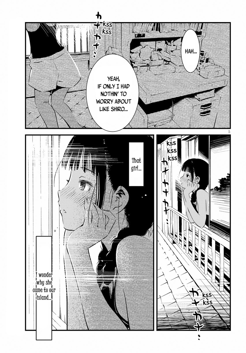Kaijuu Iro no Shima Chapter 2 page 5 - Chapter 2: Kon and Furuka's Colors (2)