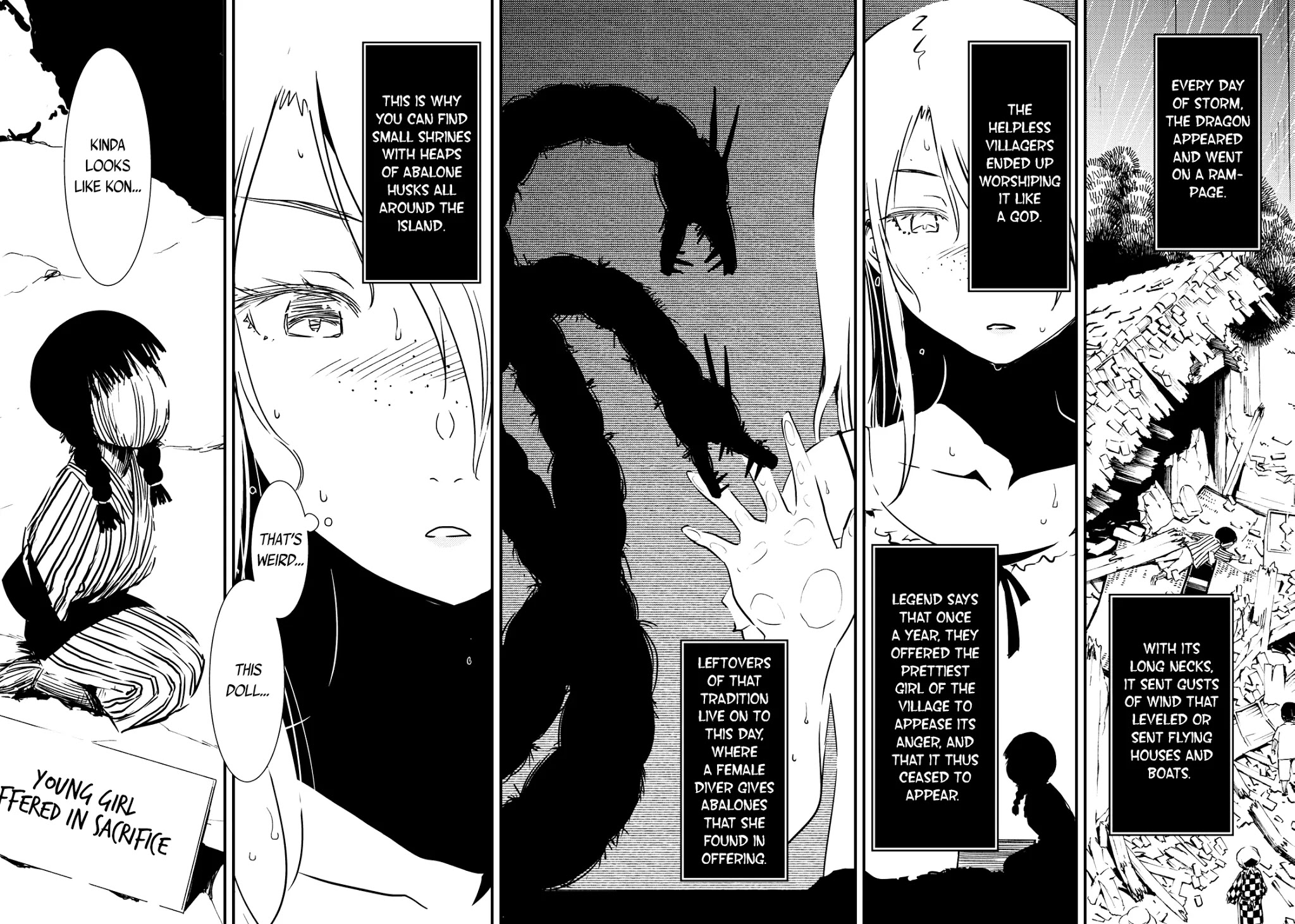 Kaijuu Iro no Shima Chapter 9 page 9 - Chapter 9: Kon and Furuka's Colors (9)