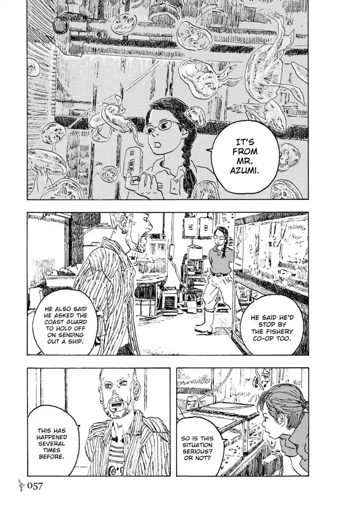 Kaijuu no Kodomo Chapter 10 page 7 - Chapter 10: A Strong Wind At Sea