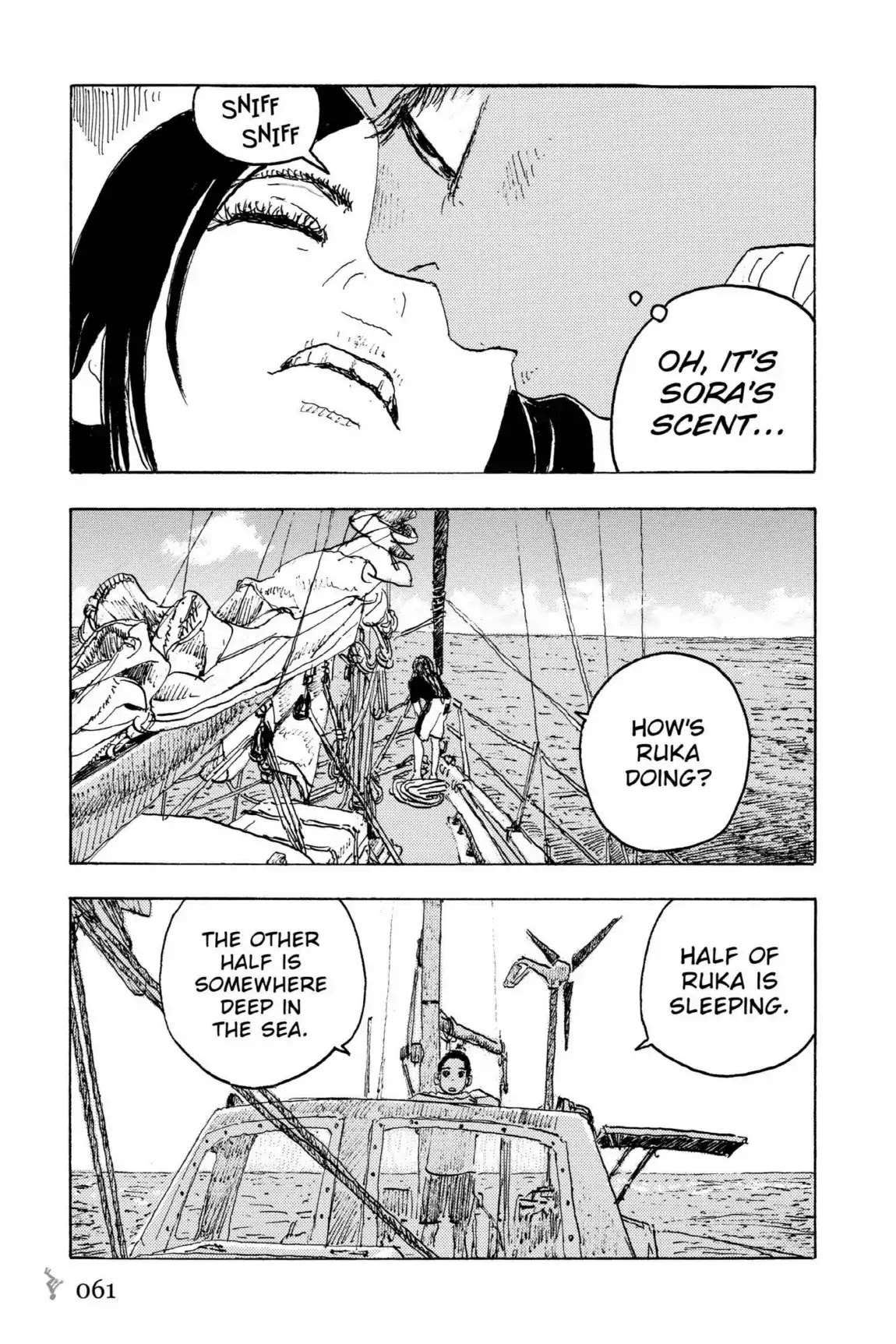 Kaijuu no Kodomo Chapter 18 page 13 - Chapter 18: Far Out At Sea