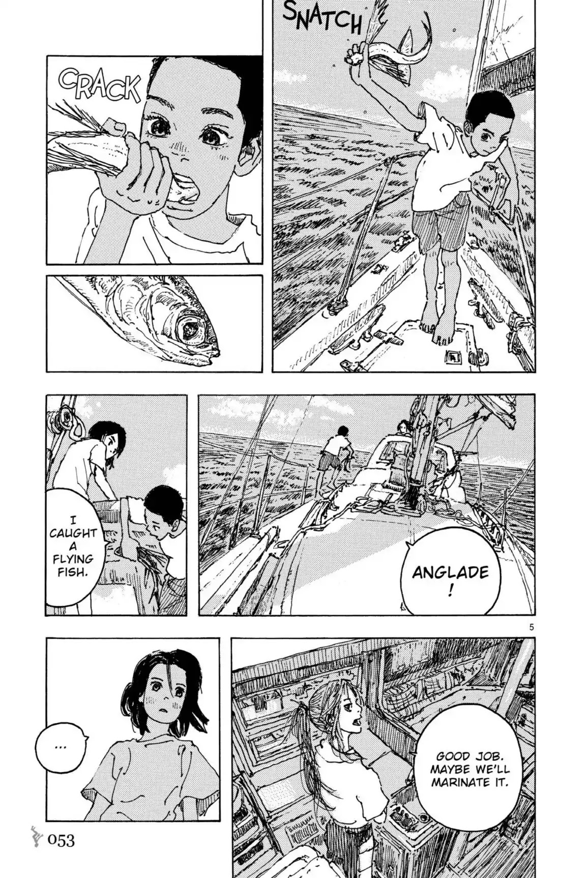 Kaijuu no Kodomo Chapter 18 page 5 - Chapter 18: Far Out At Sea