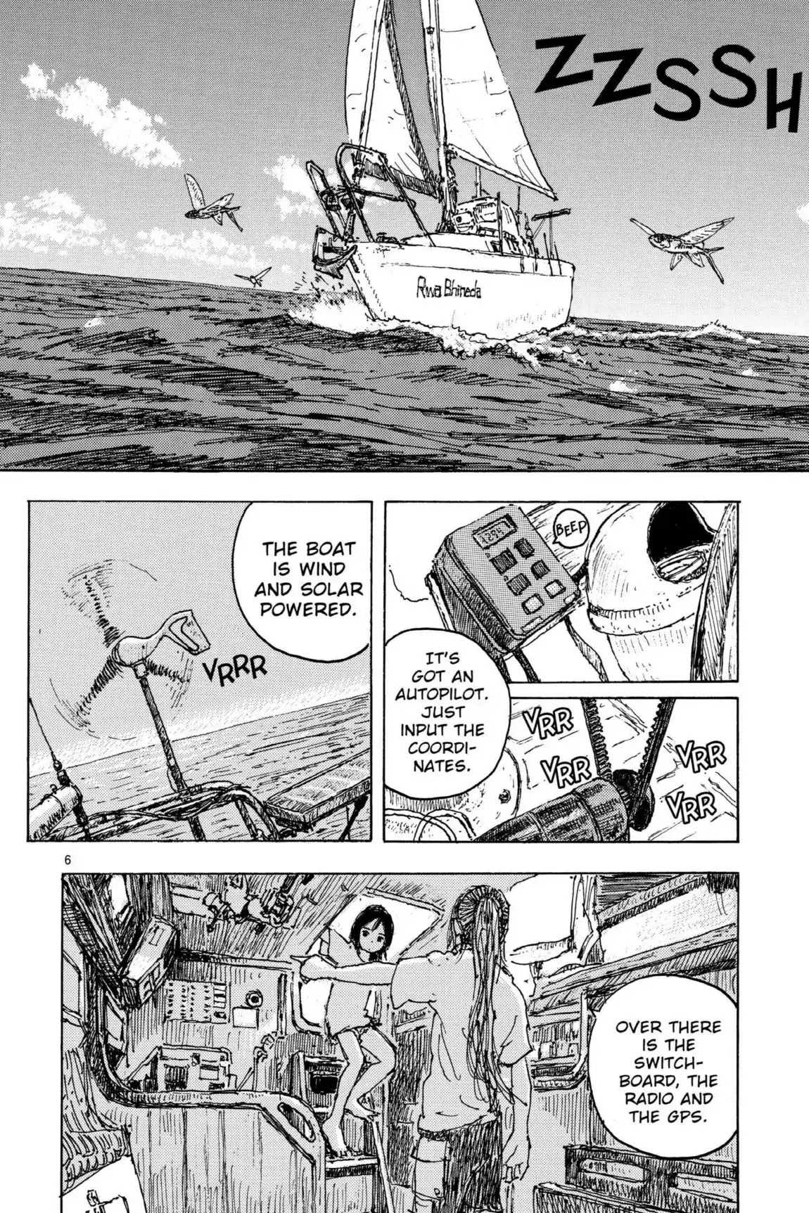 Kaijuu no Kodomo Chapter 18 page 6 - Chapter 18: Far Out At Sea