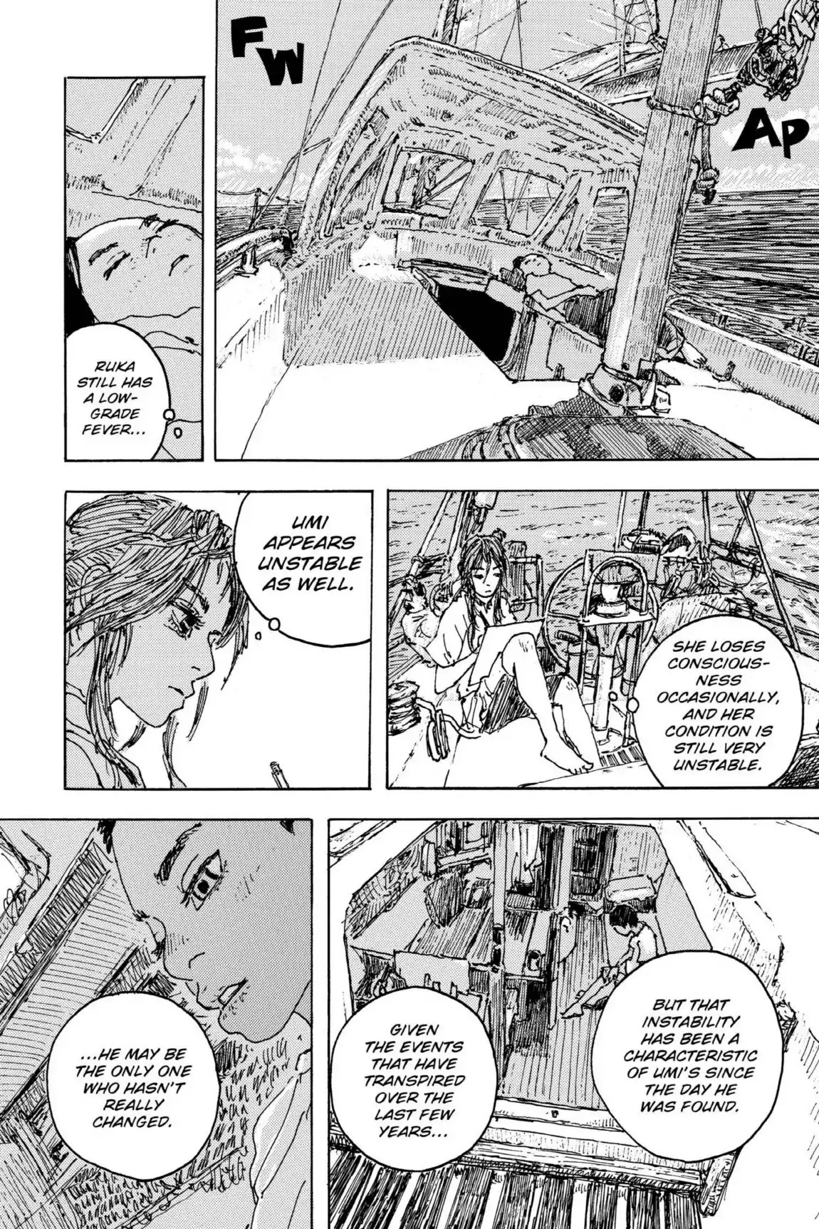 Kaijuu no Kodomo Chapter 18 page 8 - Chapter 18: Far Out At Sea