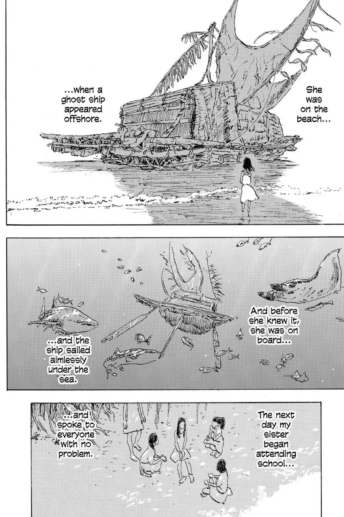Kaijuu no Kodomo Chapter 43 page 14 - Vol.5 Final Chapter: Children of the Sea