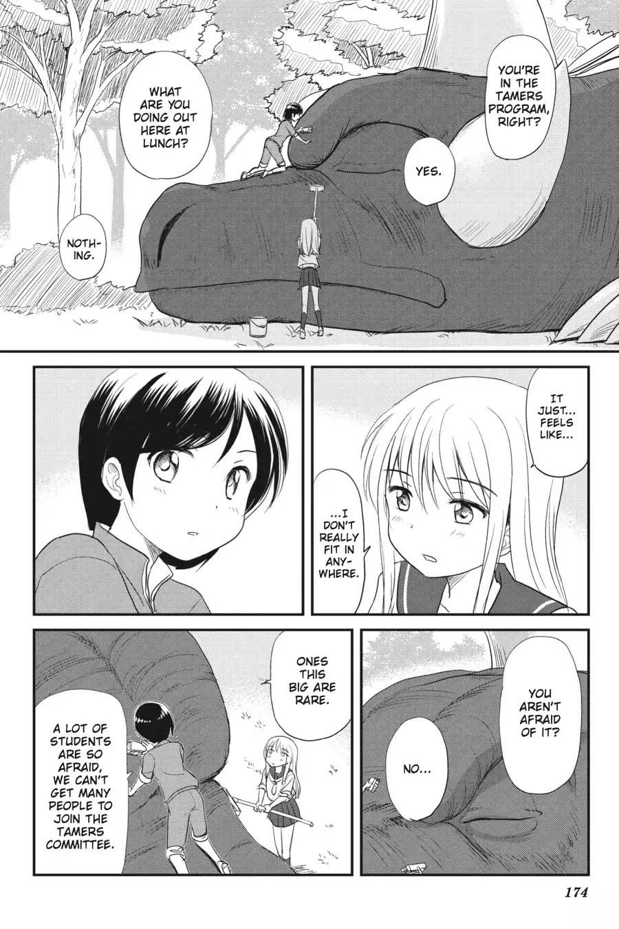 Kaijuu no Shiiku Iin Chapter 7.5 page 4 - Chapter 7.5: Side Story:The Former Monster Tamer Girls