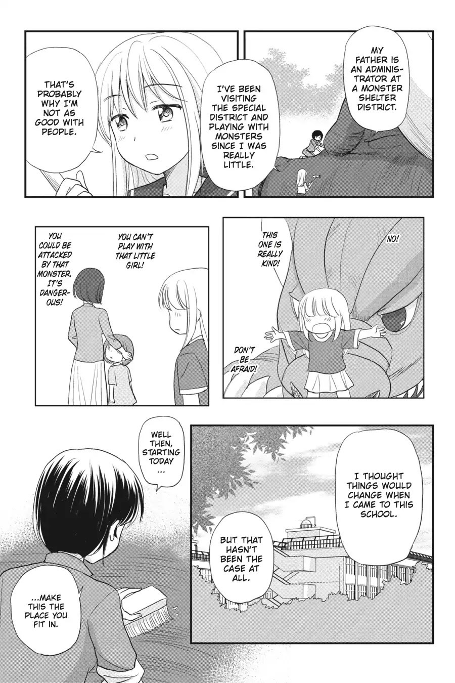 Kaijuu no Shiiku Iin Chapter 7.5 page 5 - Chapter 7.5: Side Story:The Former Monster Tamer Girls