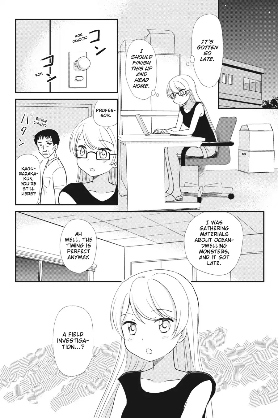 Kaijuu no Shiiku Iin Chapter 8 page 16 - Chapter 8: The Melancholy of the Grave-Keeper Girl