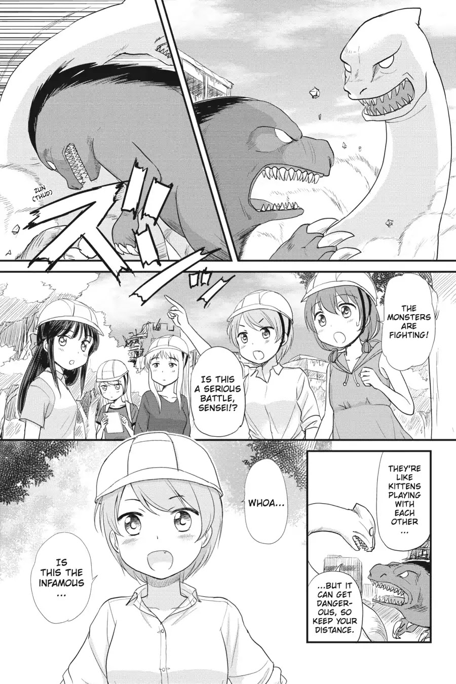 Kaijuu no Shiiku Iin Chapter 9 page 1 - Chapter 9: Legal Monster Zone