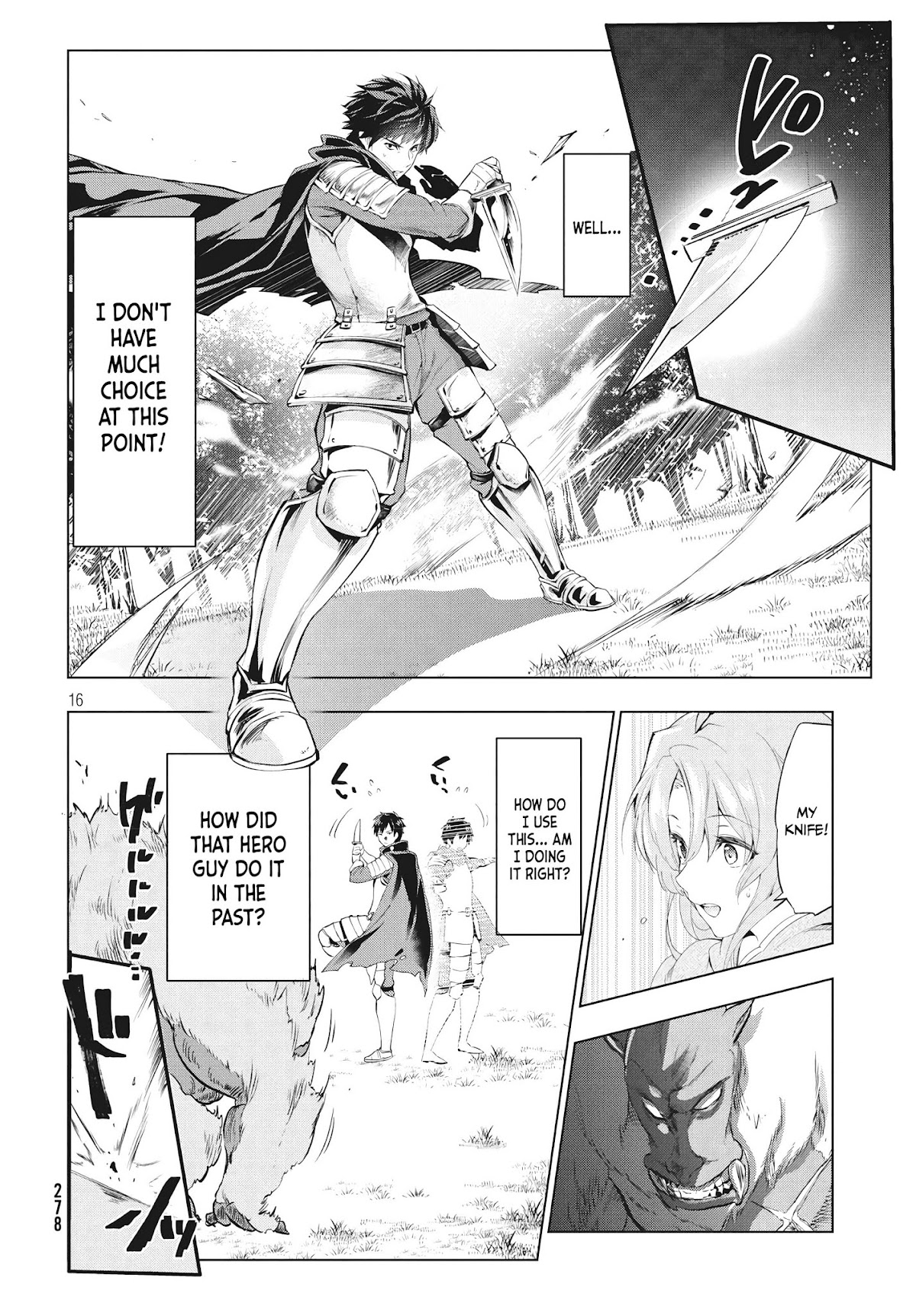 Kaiko sareta Ankoku Heishi (30-dai) no Slow na Second Life Chapter 1 page 16 - Chapter 1: The dark soldier fired