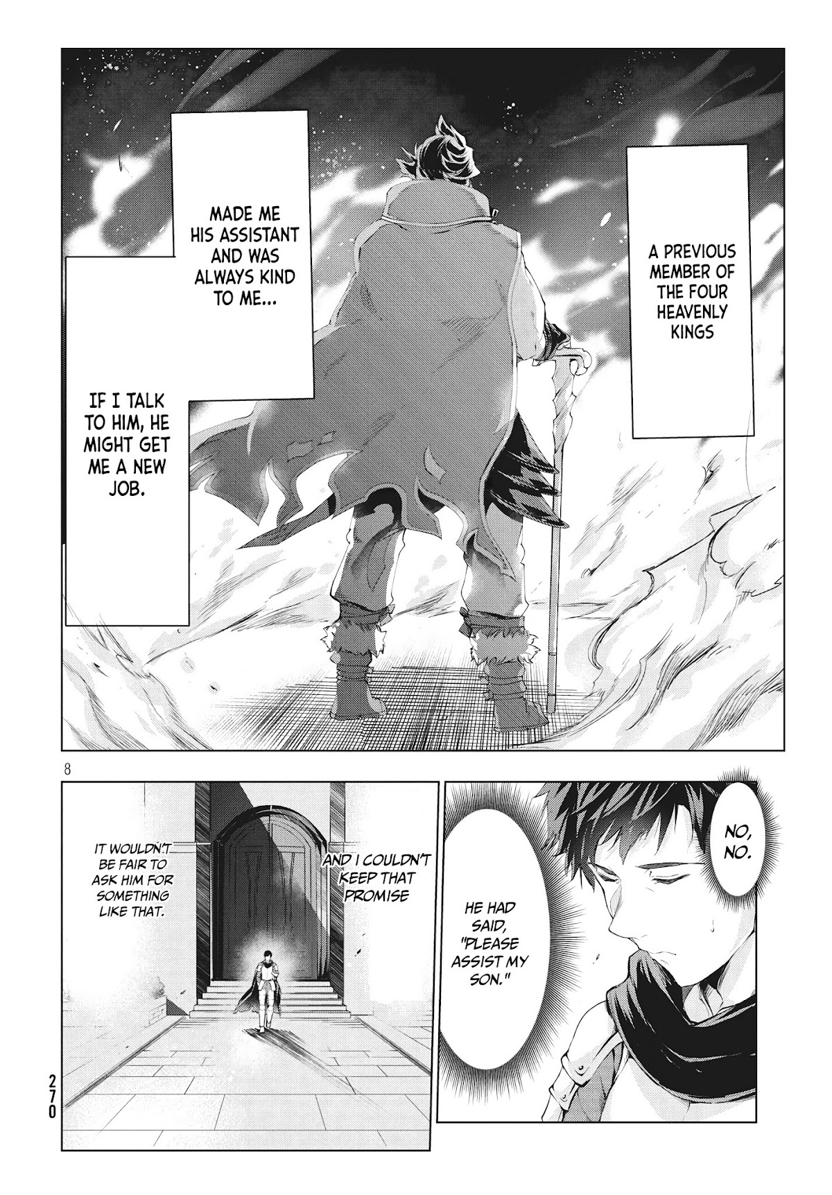 Kaiko sareta Ankoku Heishi (30-dai) no Slow na Second Life Chapter 1 page 8 - Chapter 1: The dark soldier fired