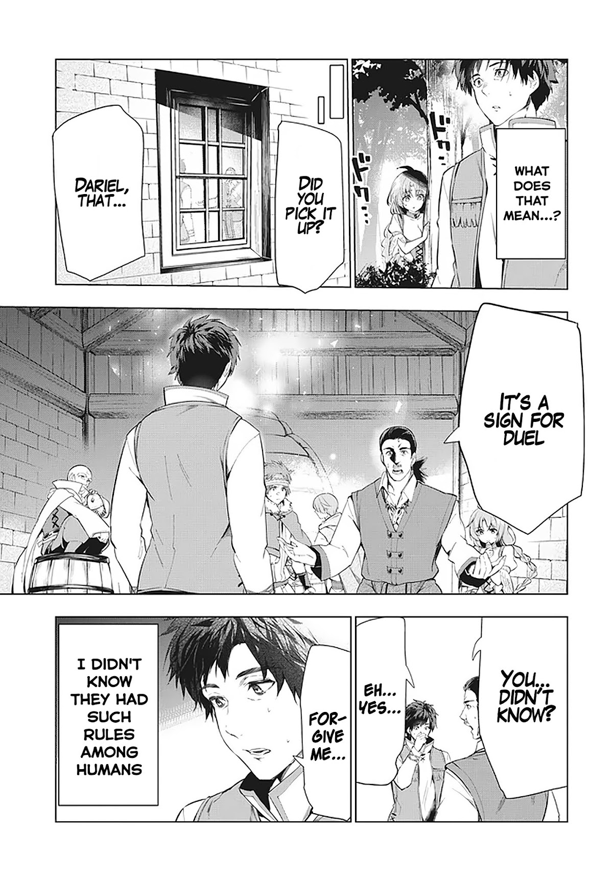 Kaiko sareta Ankoku Heishi (30-dai) no Slow na Second Life Chapter 11.1 page 8 - Chapter 11.1: A duel with the strongest weapons