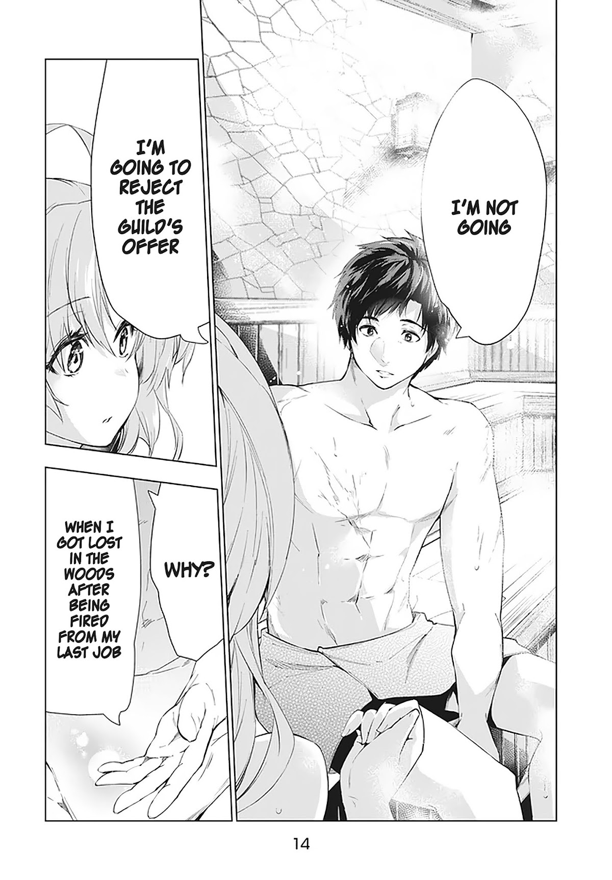 Kaiko sareta Ankoku Heishi (30-dai) no Slow na Second Life Chapter 12.1 page 11 - Chapter 12.1: Sauna Date