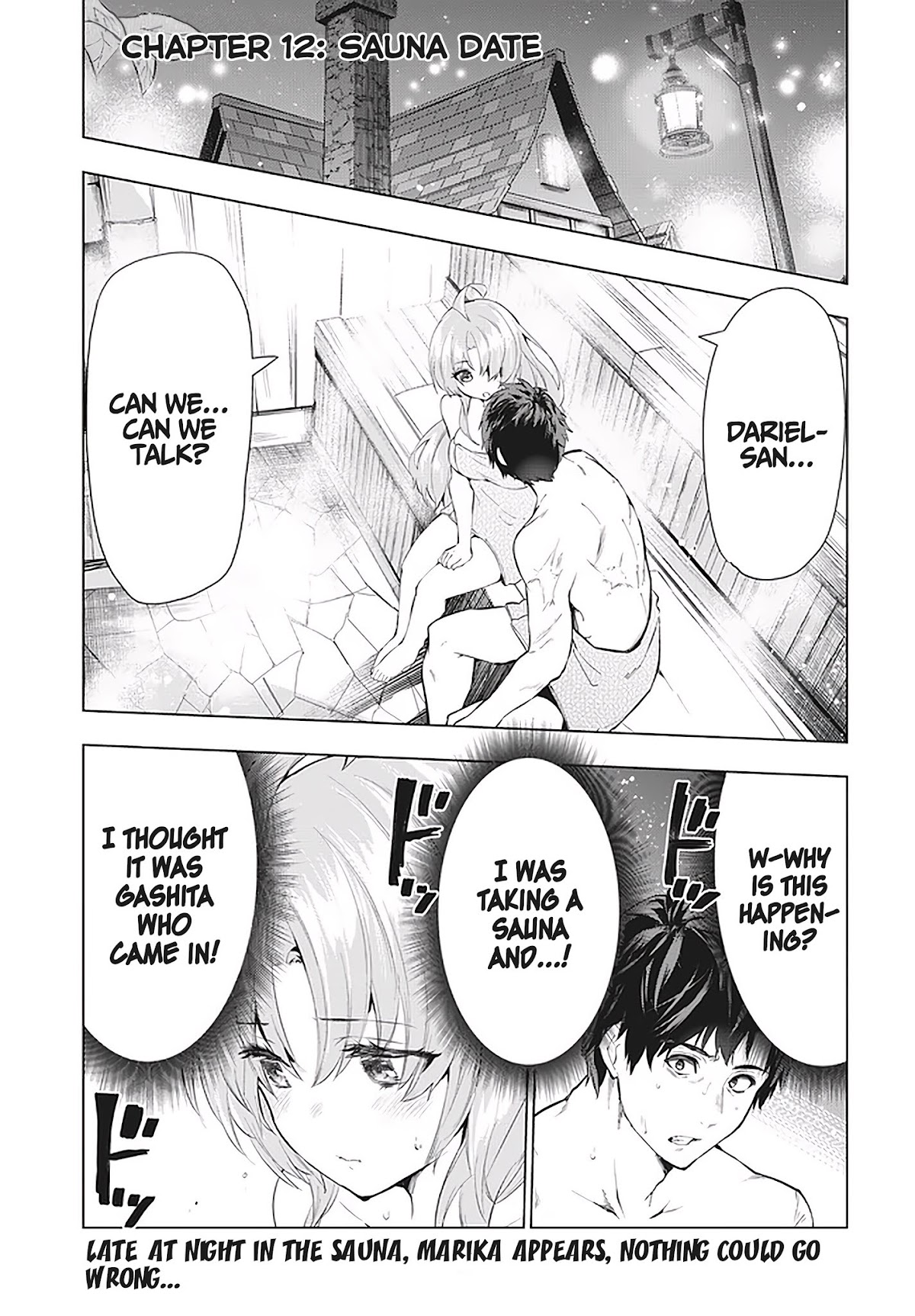 Kaiko sareta Ankoku Heishi (30-dai) no Slow na Second Life Chapter 12.1 page 2 - Chapter 12.1: Sauna Date