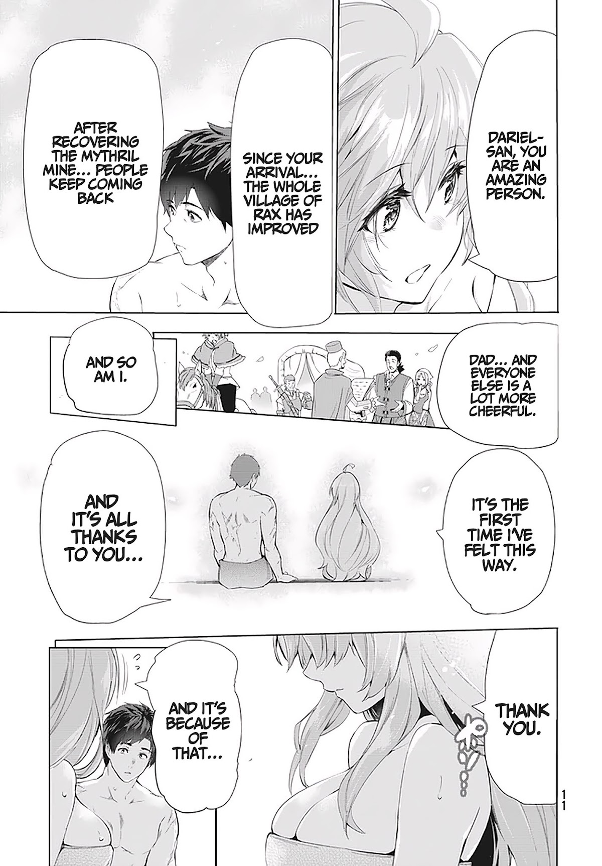 Kaiko sareta Ankoku Heishi (30-dai) no Slow na Second Life Chapter 12.1 page 8 - Chapter 12.1: Sauna Date
