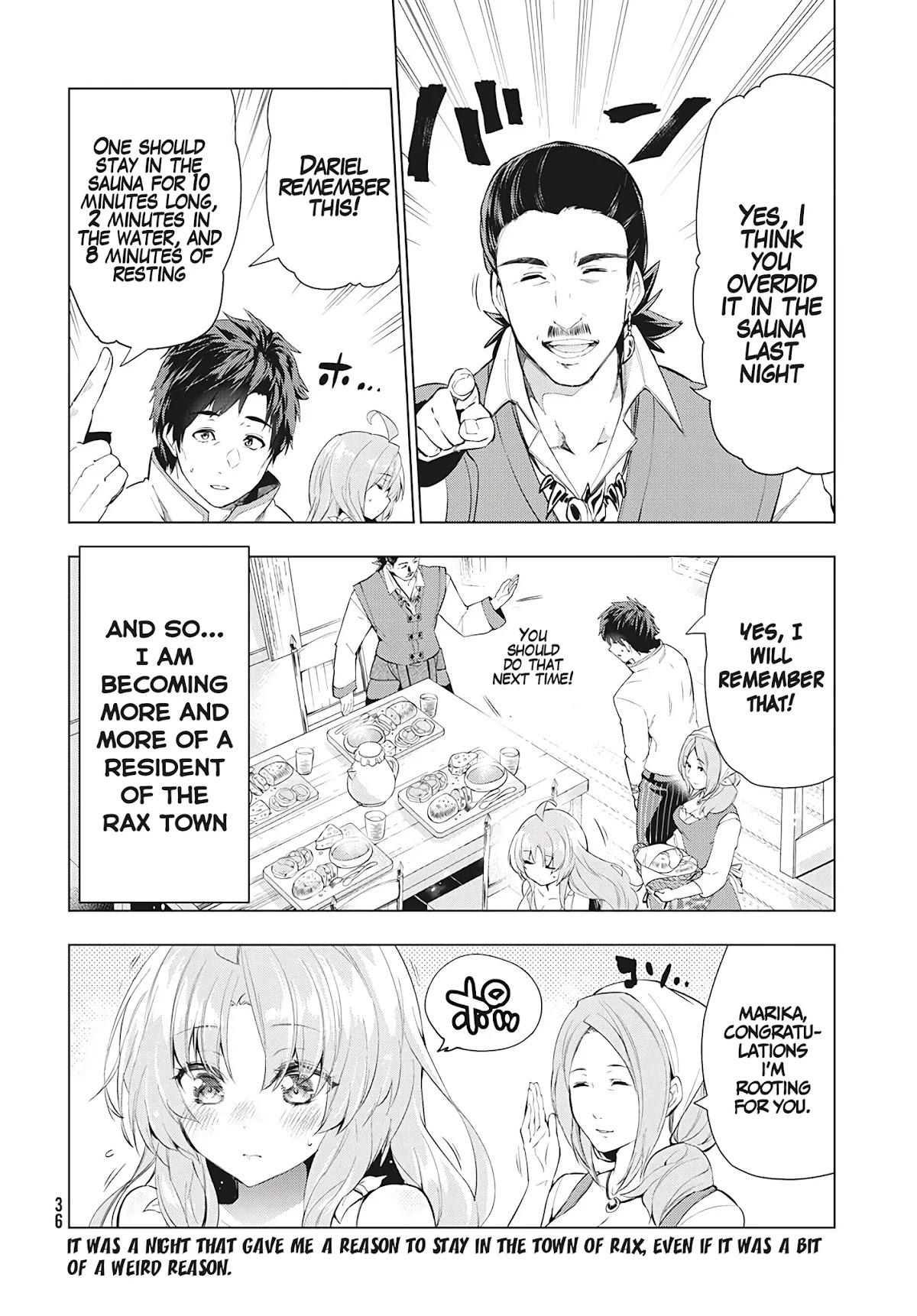 Kaiko sareta Ankoku Heishi (30-dai) no Slow na Second Life Chapter 12.2 page 16 - Chapter 12.2: Sauna Date
