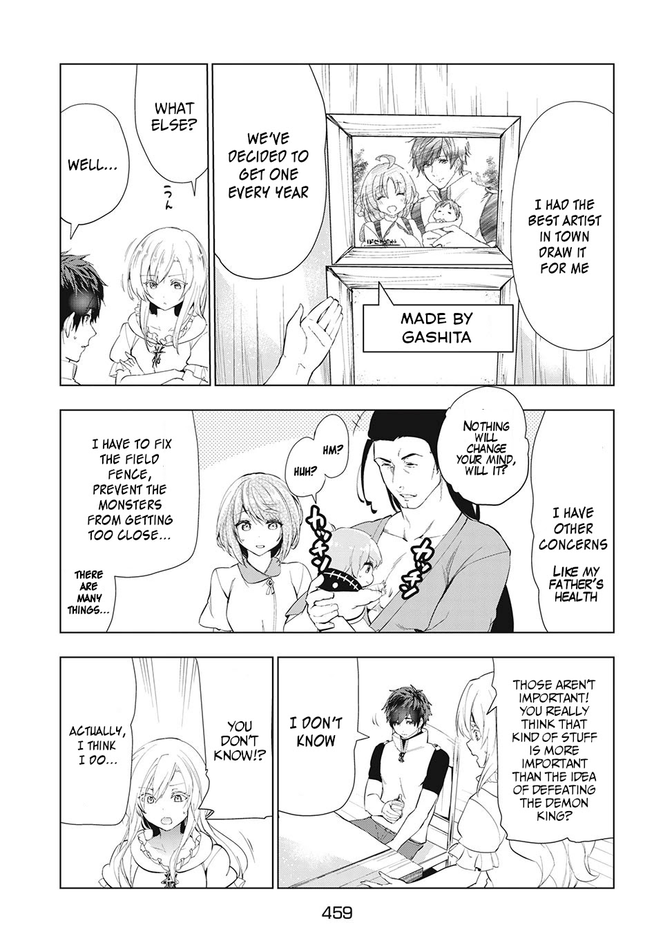Kaiko sareta Ankoku Heishi (30-dai) no Slow na Second Life Chapter 15.1 page 8 - Chapter 15.1: The answer
