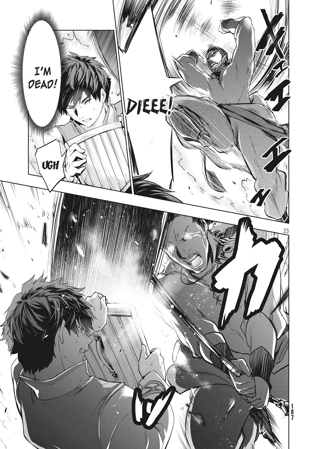Kaiko sareta Ankoku Heishi (30-dai) no Slow na Second Life Chapter 2.2 page 1 - Chapter 2.2: A dark ex-soldier who became an adventurer