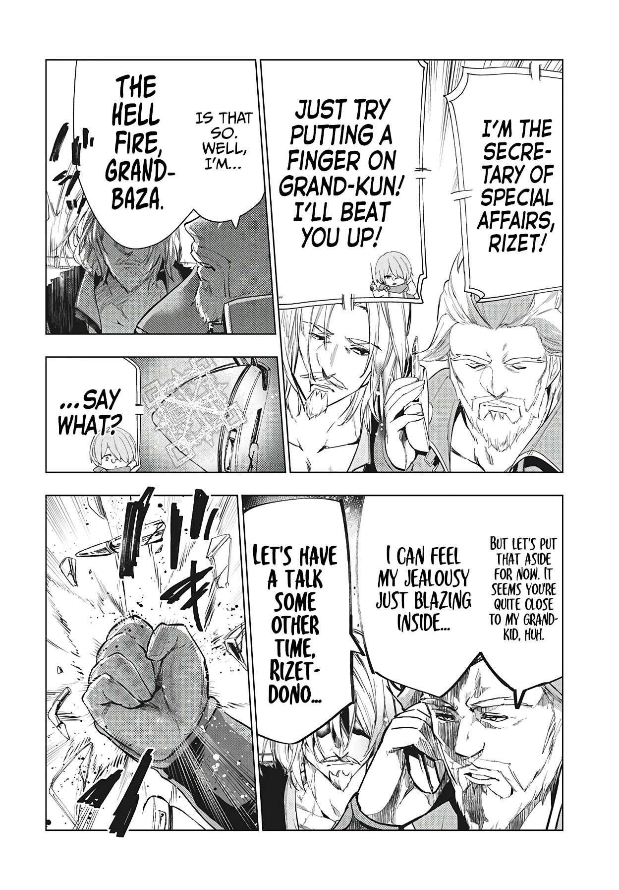 Kaiko sareta Ankoku Heishi (30-dai) no Slow na Second Life Chapter 24 page 7 - Chapter 24: The Two Doting Grandpas.
