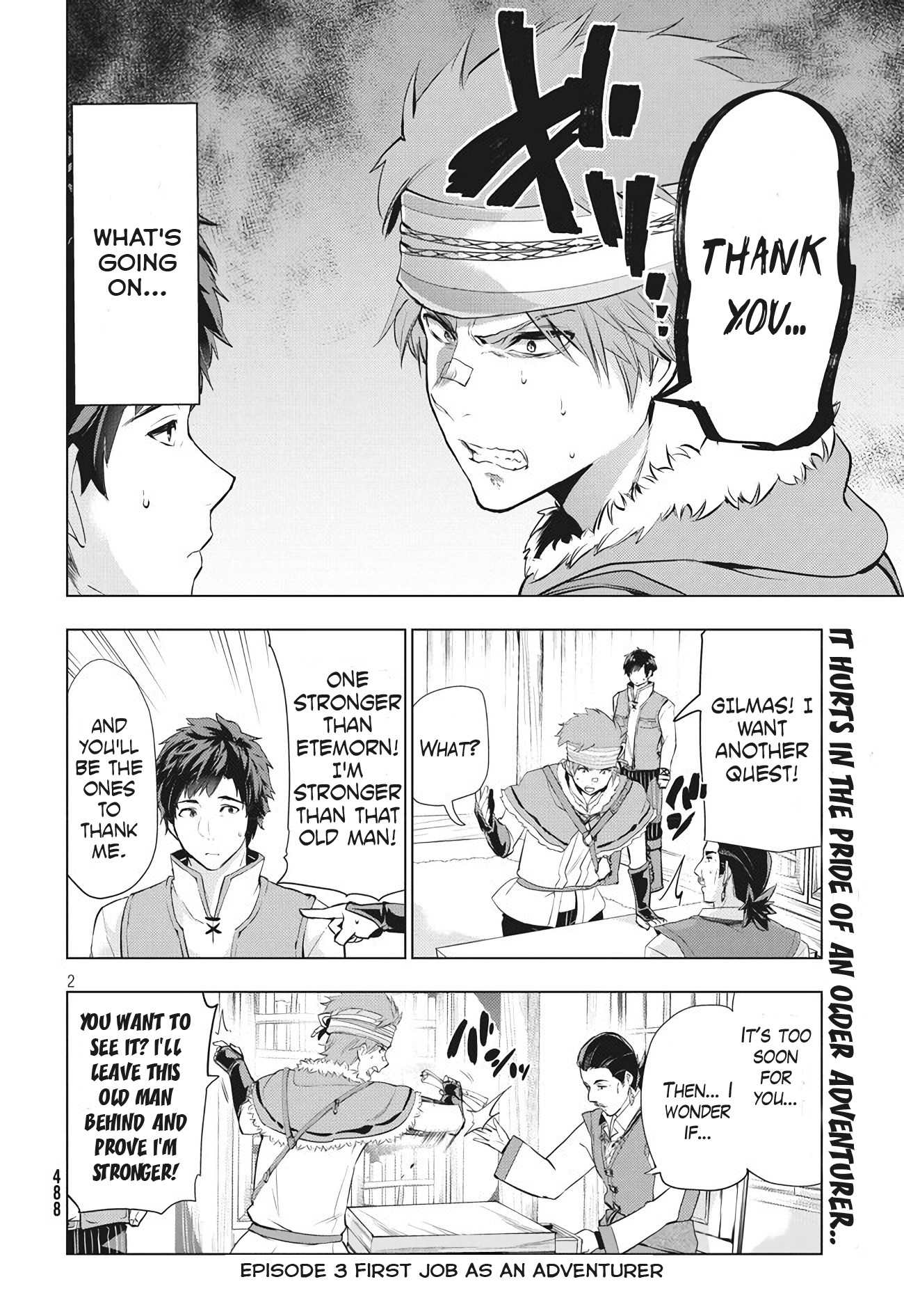 Kaiko sareta Ankoku Heishi (30-dai) no Slow na Second Life Chapter 3 page 2 - Chapter 3: First Job as an Adventurer
