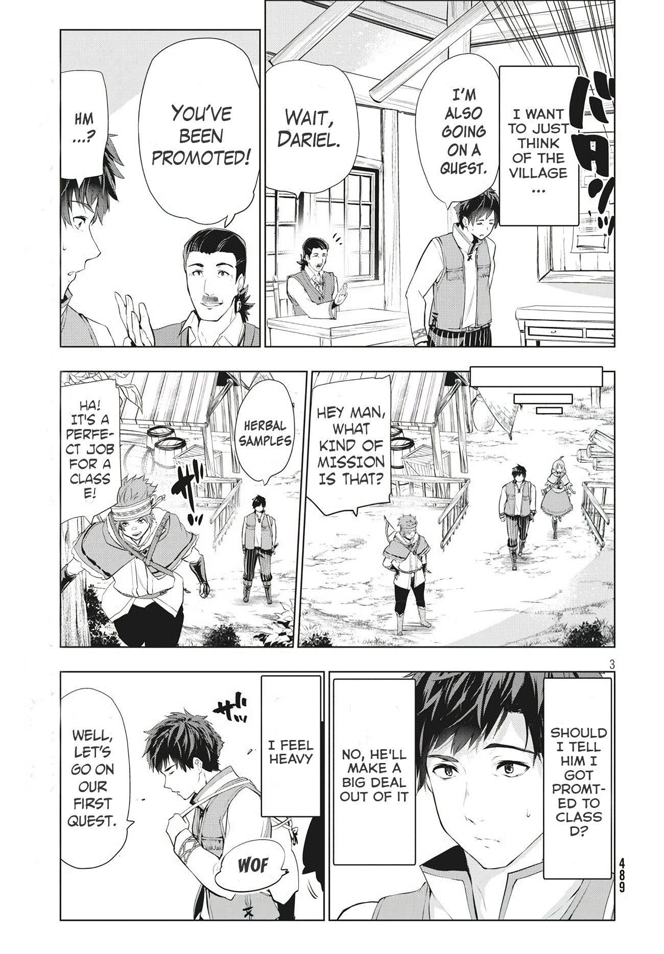 Kaiko sareta Ankoku Heishi (30-dai) no Slow na Second Life Chapter 3 page 3 - Chapter 3: First Job as an Adventurer