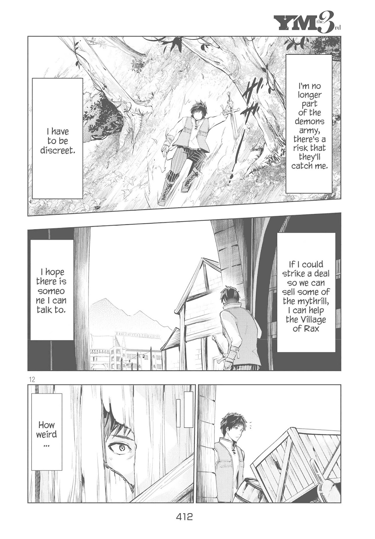 Kaiko sareta Ankoku Heishi (30-dai) no Slow na Second Life Chapter 5.1 page 12 - Chapter 5.1: Mythrill mine