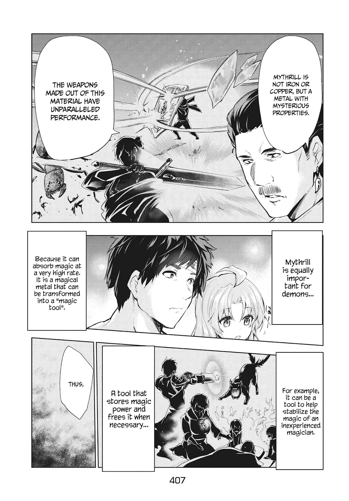 Kaiko sareta Ankoku Heishi (30-dai) no Slow na Second Life Chapter 5.1 page 8 - Chapter 5.1: Mythrill mine