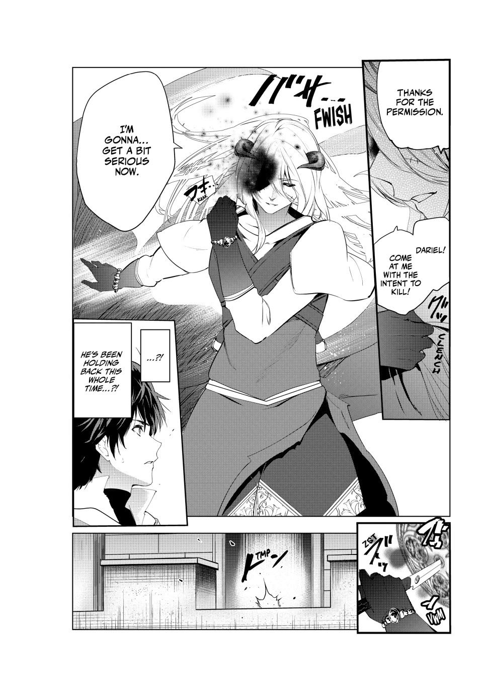 Kaiko sareta Ankoku Heishi (30-dai) no Slow na Second Life Chapter 51 page 15 - Chapter 51: Dariel vs. Inferno