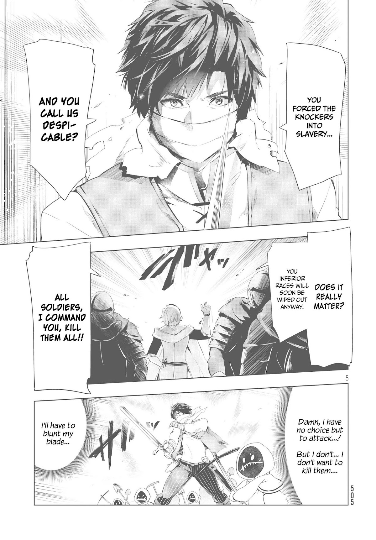 Kaiko sareta Ankoku Heishi (30-dai) no Slow na Second Life Chapter 6.1 page 5 - Chapter 6.1: Battle of Mines