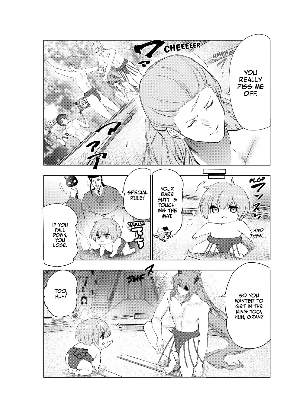 Kaiko sareta Ankoku Heishi (30-dai) no Slow na Second Life Chapter 68 page 17 - Chapter 68: Sumo