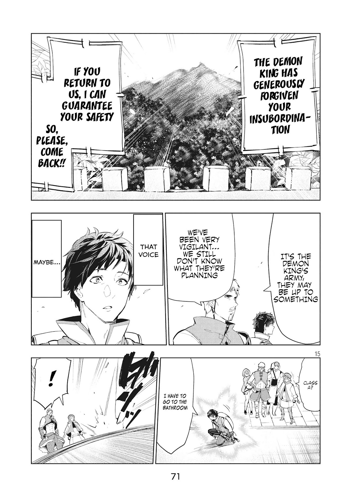 Kaiko sareta Ankoku Heishi (30-dai) no Slow na Second Life Chapter 8.1 page 15 - Chapter 8.1: Messenger of the mythril mine