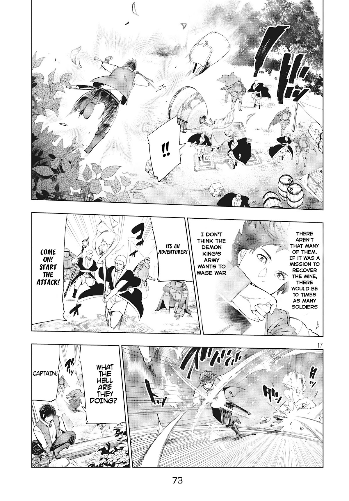 Kaiko sareta Ankoku Heishi (30-dai) no Slow na Second Life Chapter 8.1 page 17 - Chapter 8.1: Messenger of the mythril mine