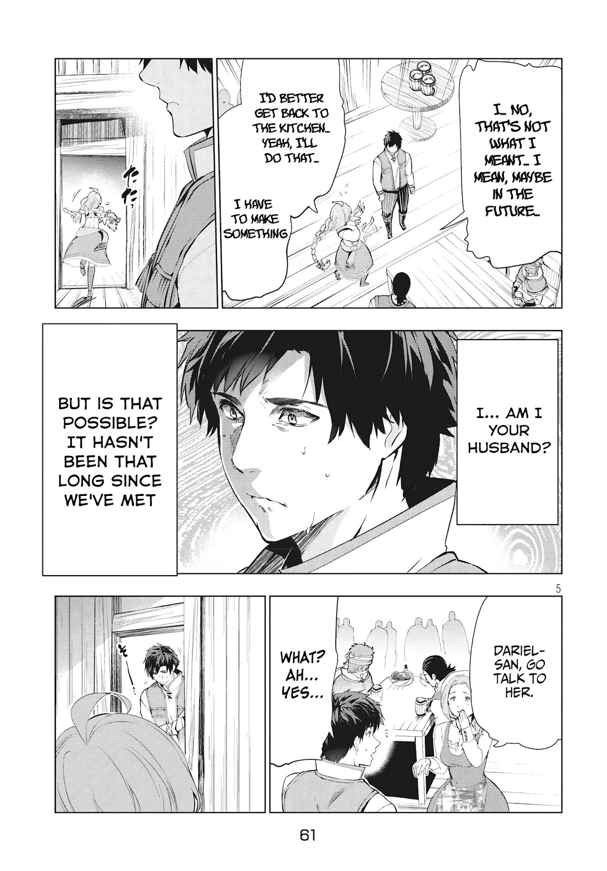 Kaiko sareta Ankoku Heishi (30-dai) no Slow na Second Life Chapter 8.1 page 5 - Chapter 8.1: Messenger of the mythril mine