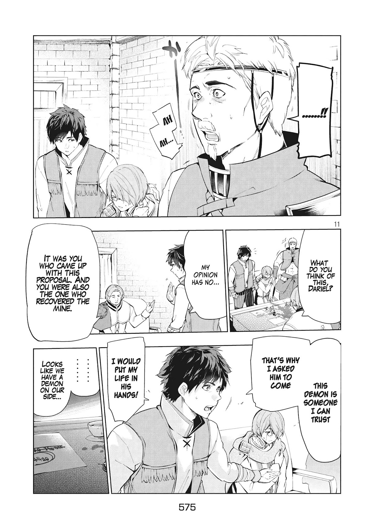 Kaiko sareta Ankoku Heishi (30-dai) no Slow na Second Life Chapter 9.1 page 11 - Chapter 9.1: The mythril negotiations