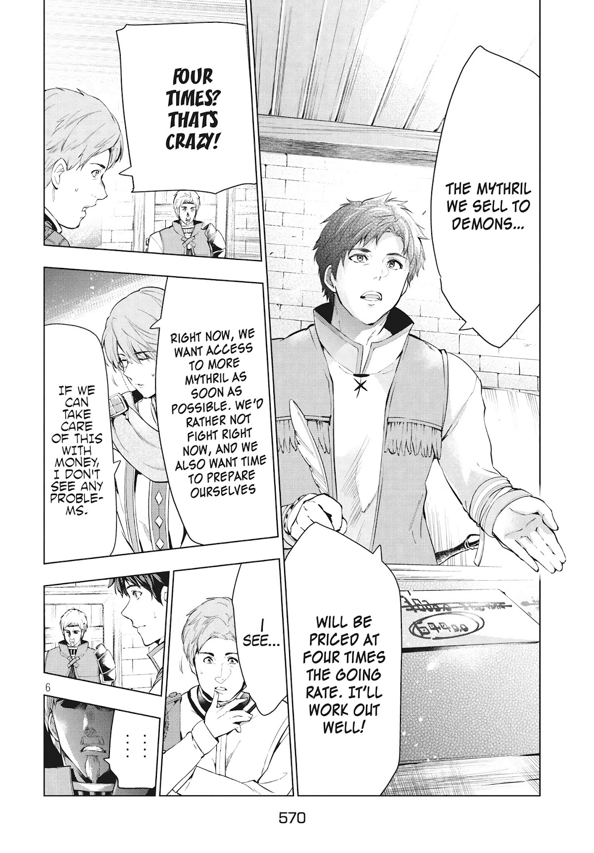 Kaiko sareta Ankoku Heishi (30-dai) no Slow na Second Life Chapter 9.1 page 7 - Chapter 9.1: The mythril negotiations