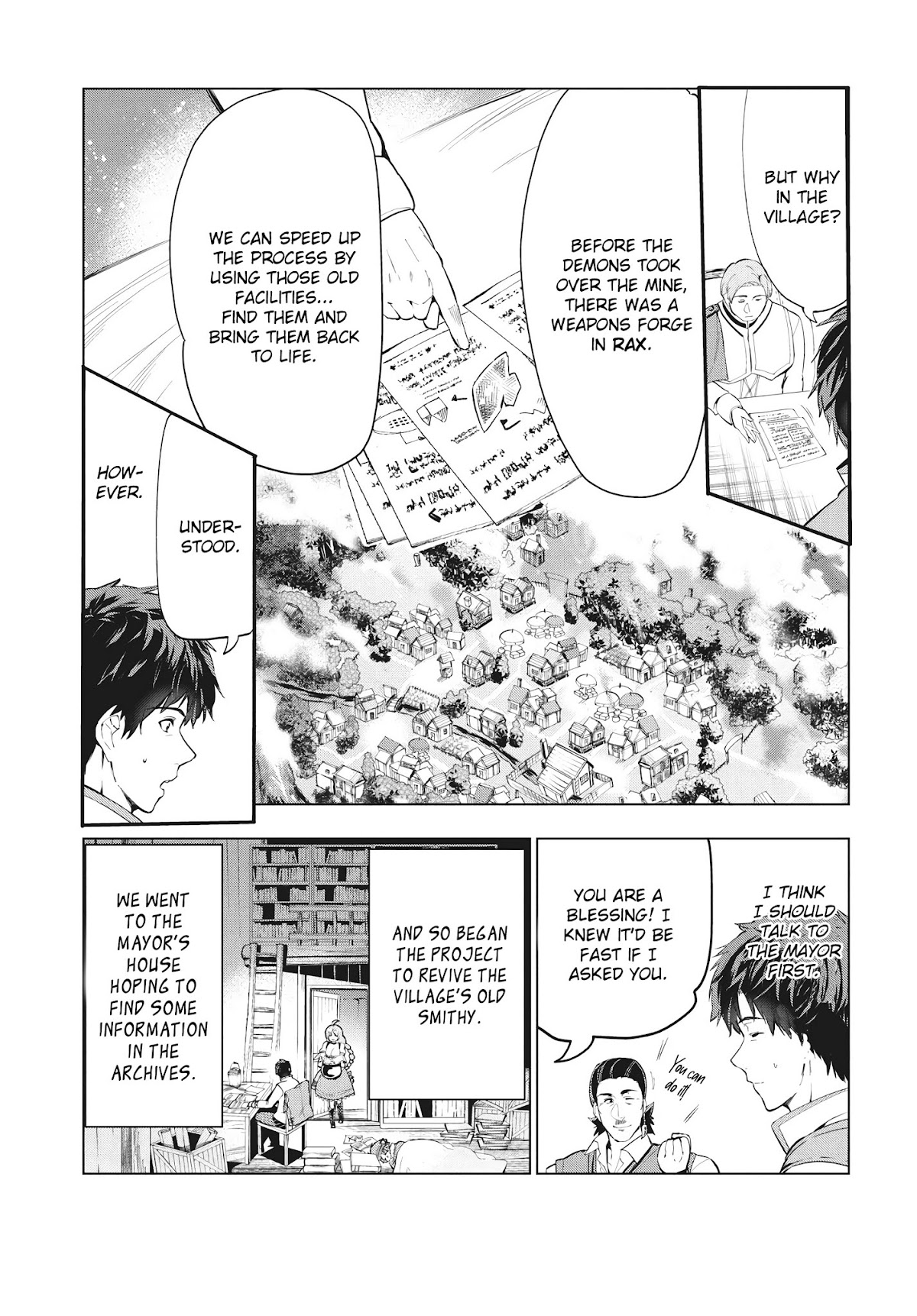 Kaiko sareta Ankoku Heishi (30-dai) no Slow na Second Life Chapter 9.2 page 3 - Chapter 9.2: The mythril negotiations