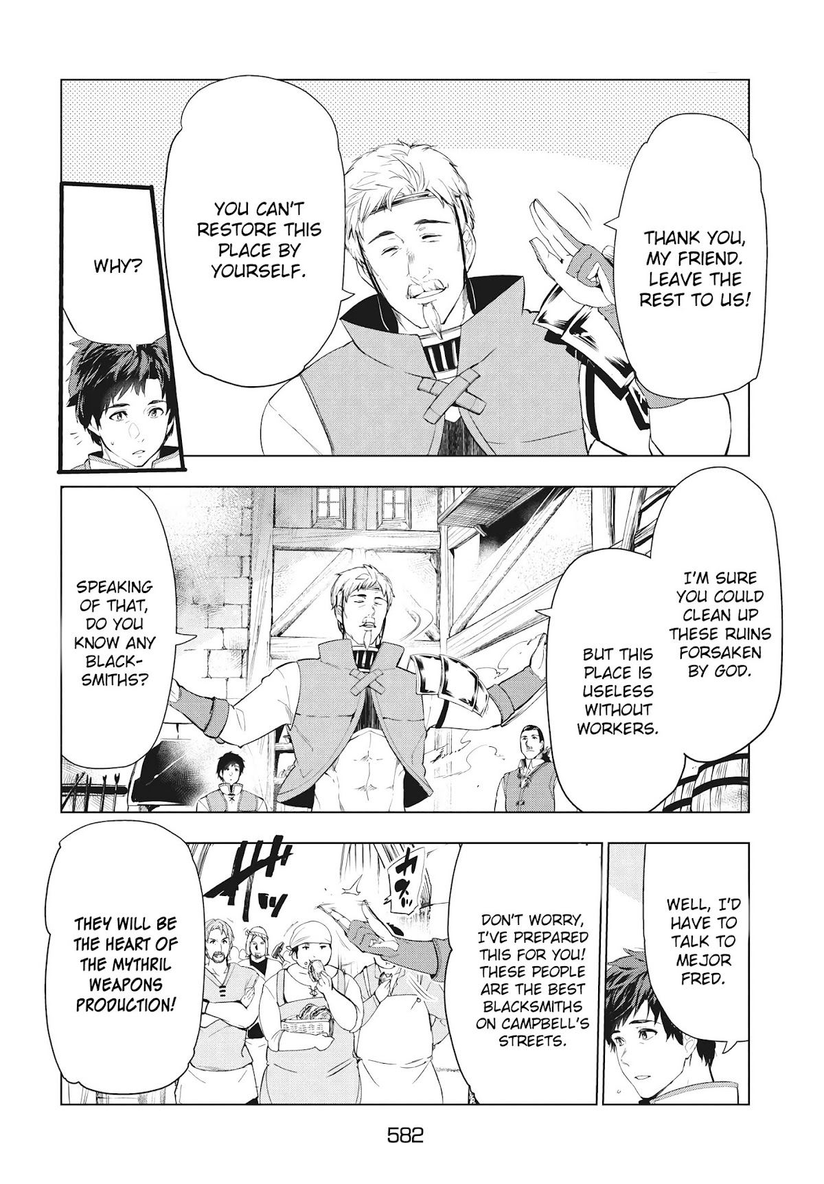 Kaiko sareta Ankoku Heishi (30-dai) no Slow na Second Life Chapter 9.2 page 6 - Chapter 9.2: The mythril negotiations