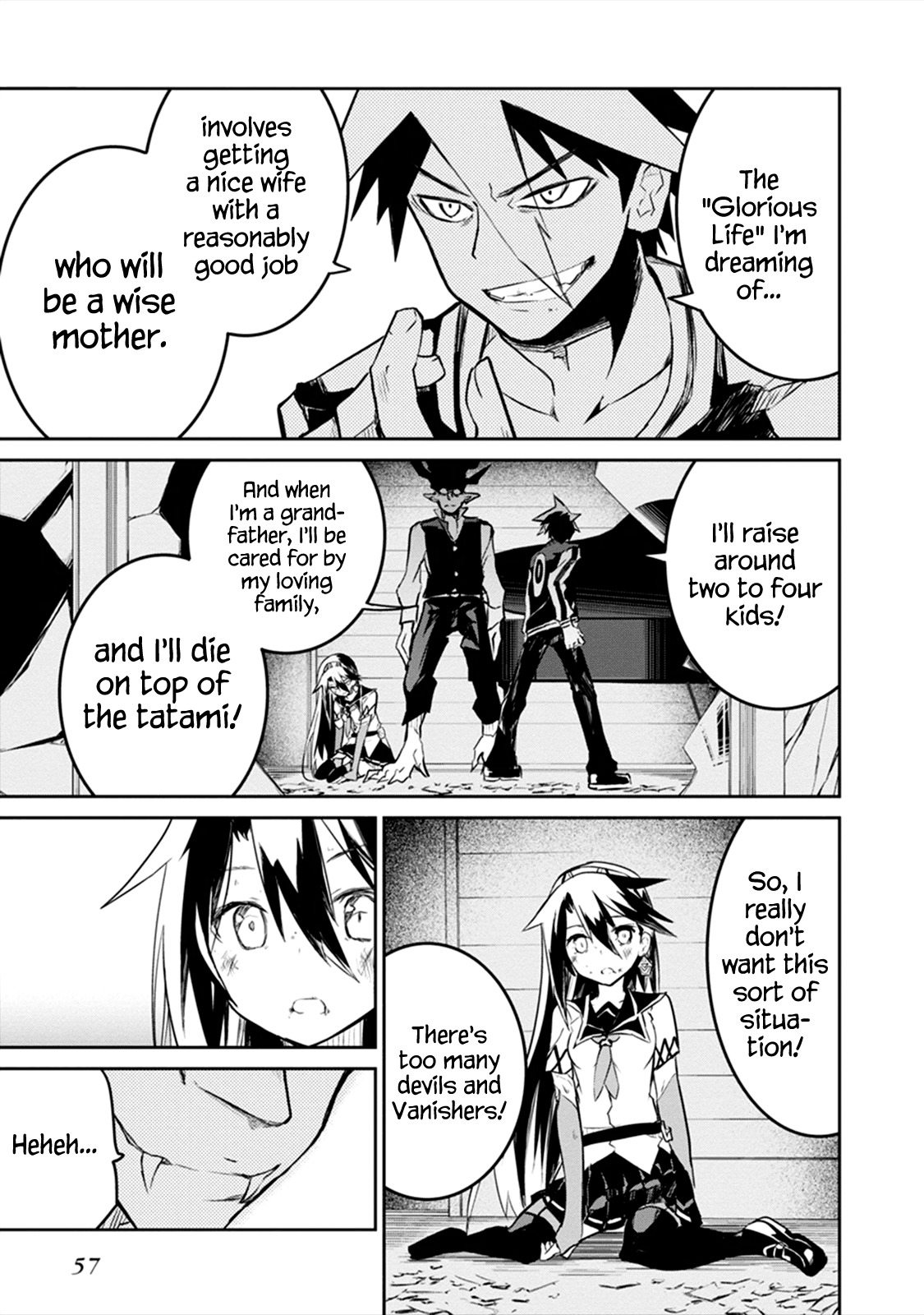 Kaimetsuou to 12-nin no Hoshi no Miko Chapter 1 page 57 - Chapter 1: The Devil's Star