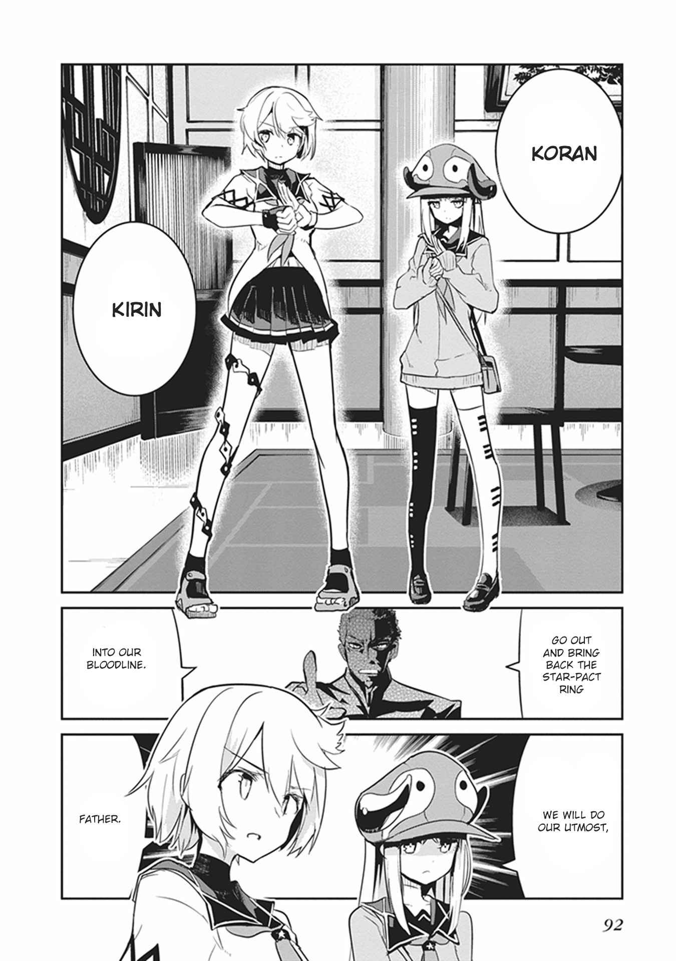Kaimetsuou to 12-nin no Hoshi no Miko Chapter 10 page 40 - Chapter 10: Green Green Blue