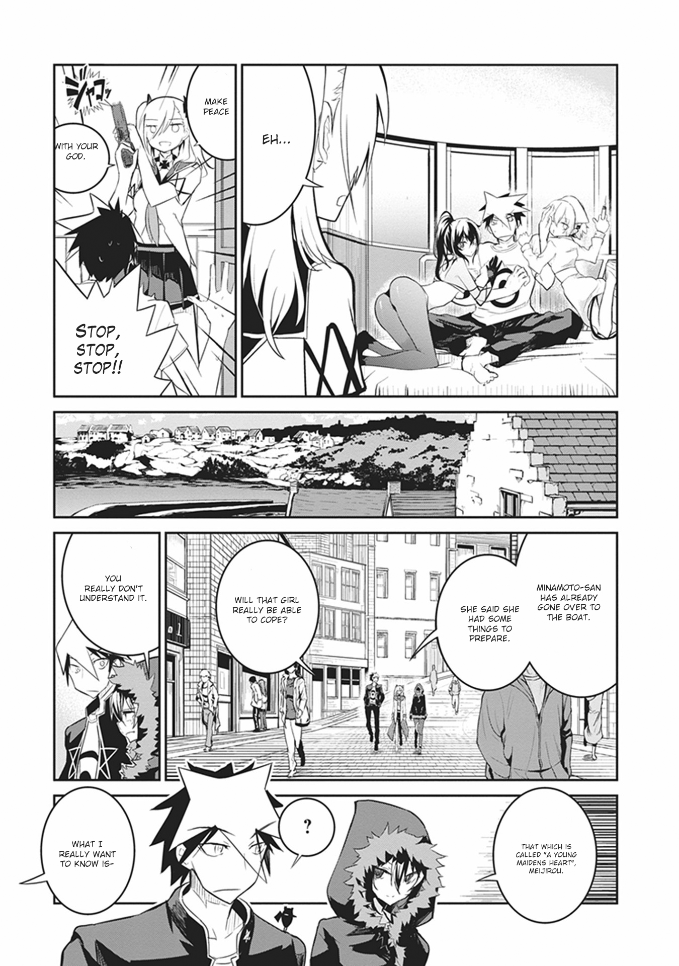 Kaimetsuou to 12-nin no Hoshi no Miko Chapter 10 page 7 - Chapter 10: Green Green Blue