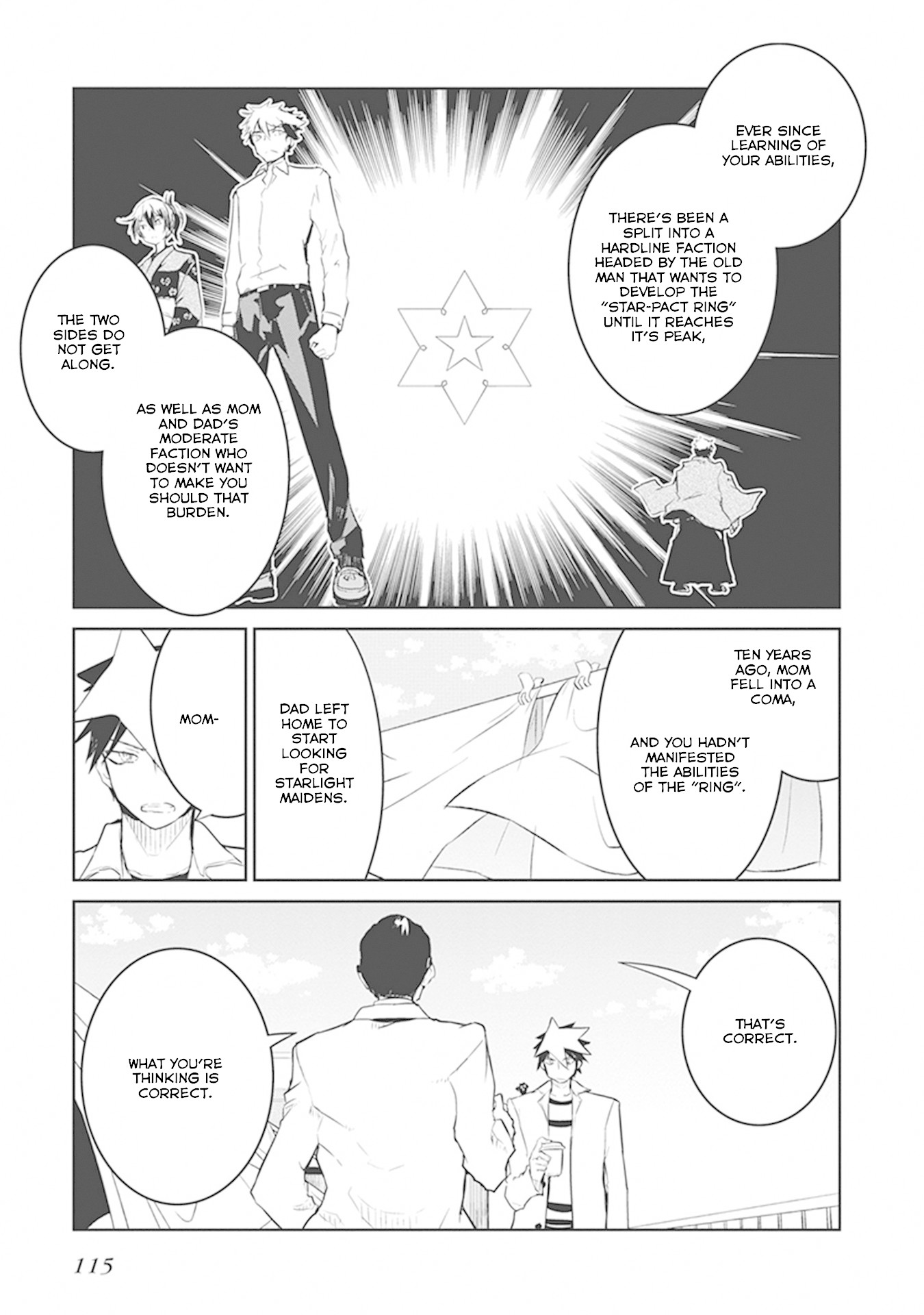 Kaimetsuou to 12-nin no Hoshi no Miko Chapter 11 page 21 - Chapter 11: Family Combat