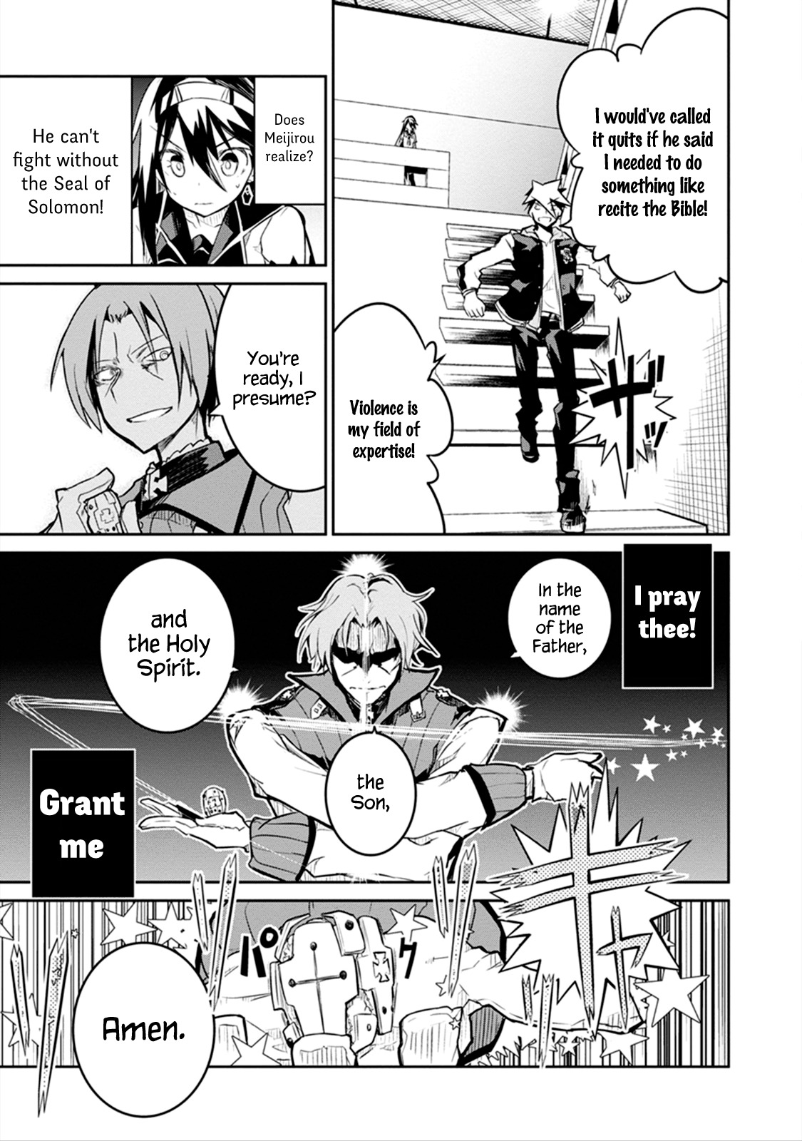 Kaimetsuou to 12-nin no Hoshi no Miko Chapter 3 page 25 - Chapter 3: Cross-Counter