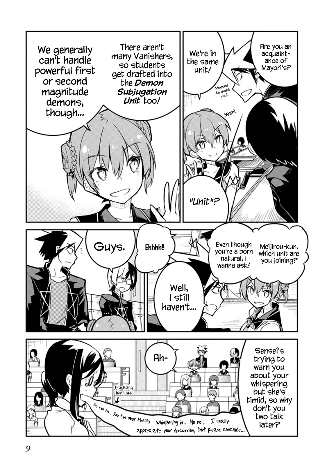 Kaimetsuou to 12-nin no Hoshi no Miko Chapter 4 page 10 - Chapter 4: Dead or Alive Academy