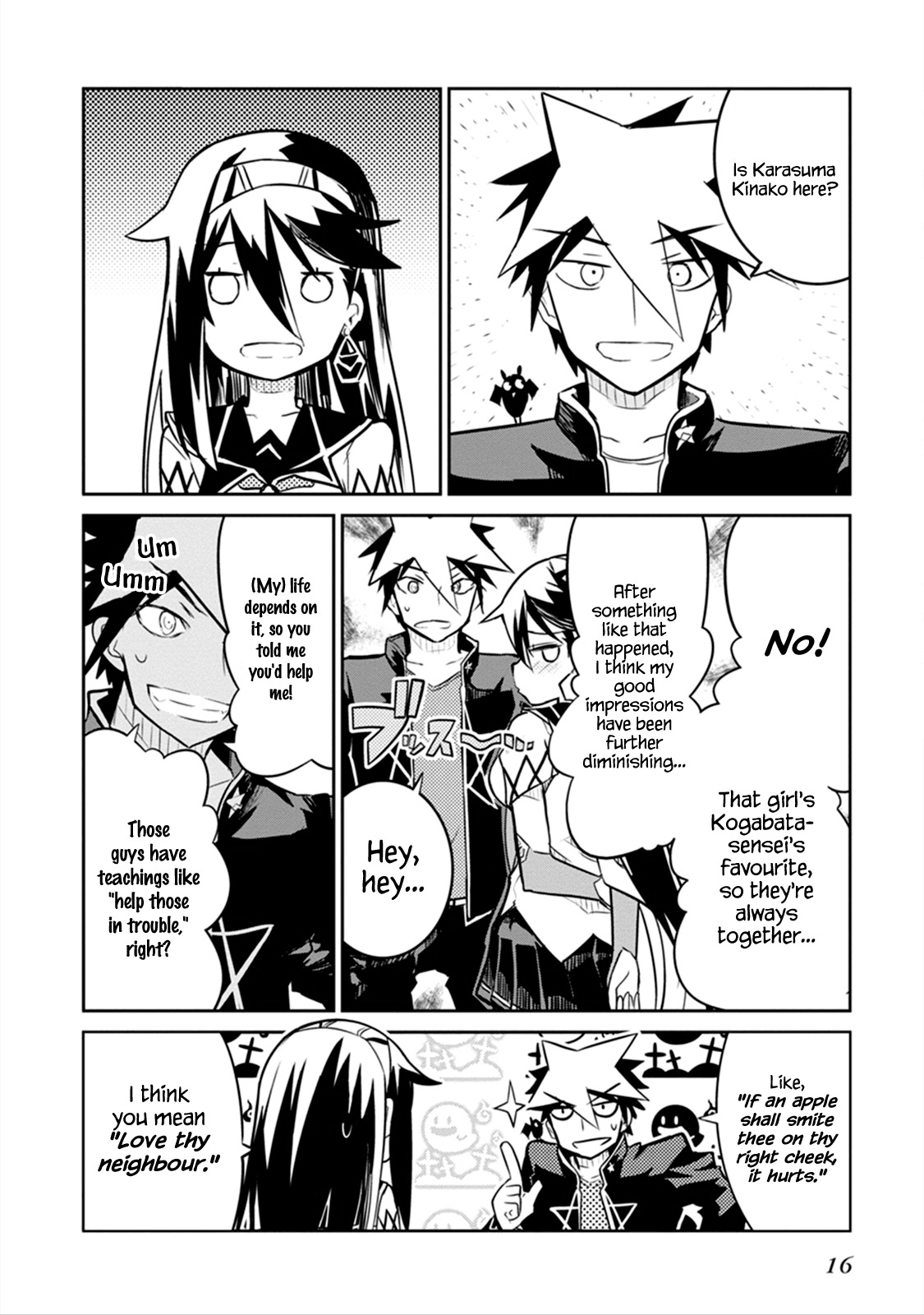 Kaimetsuou to 12-nin no Hoshi no Miko Chapter 4 page 17 - Chapter 4: Dead or Alive Academy