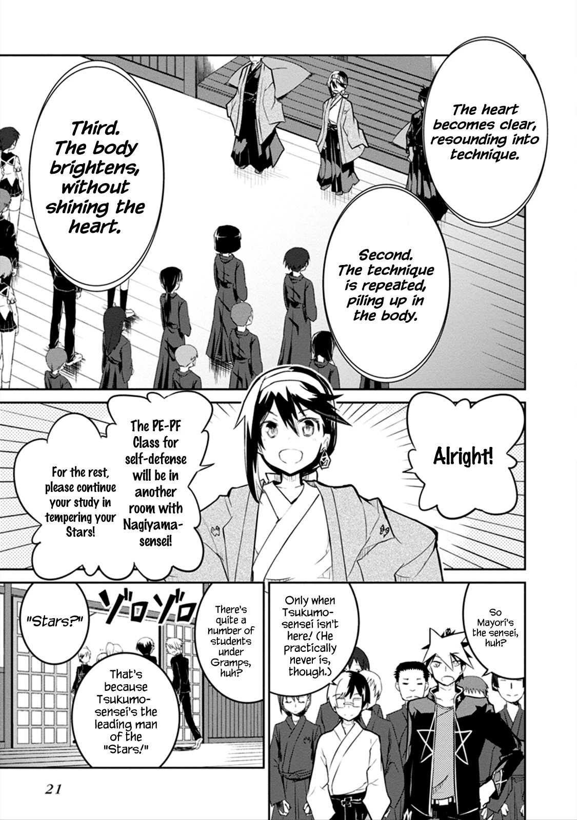 Kaimetsuou to 12-nin no Hoshi no Miko Chapter 4 page 22 - Chapter 4: Dead or Alive Academy