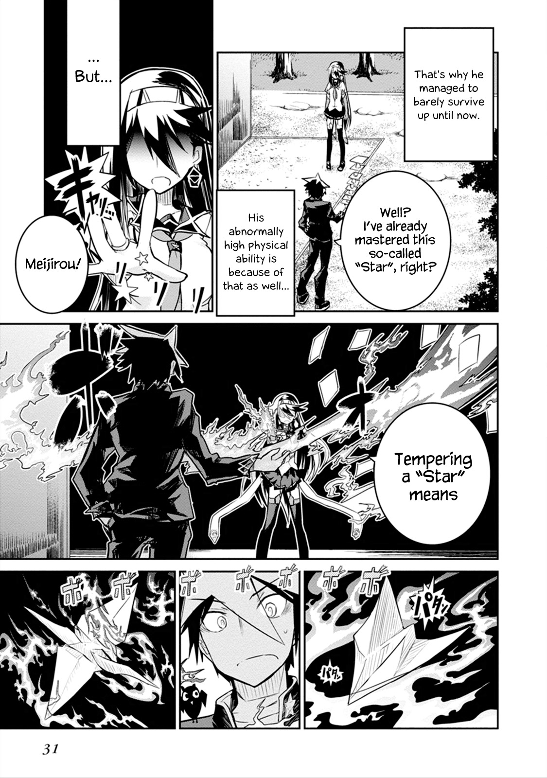 Kaimetsuou to 12-nin no Hoshi no Miko Chapter 4 page 32 - Chapter 4: Dead or Alive Academy