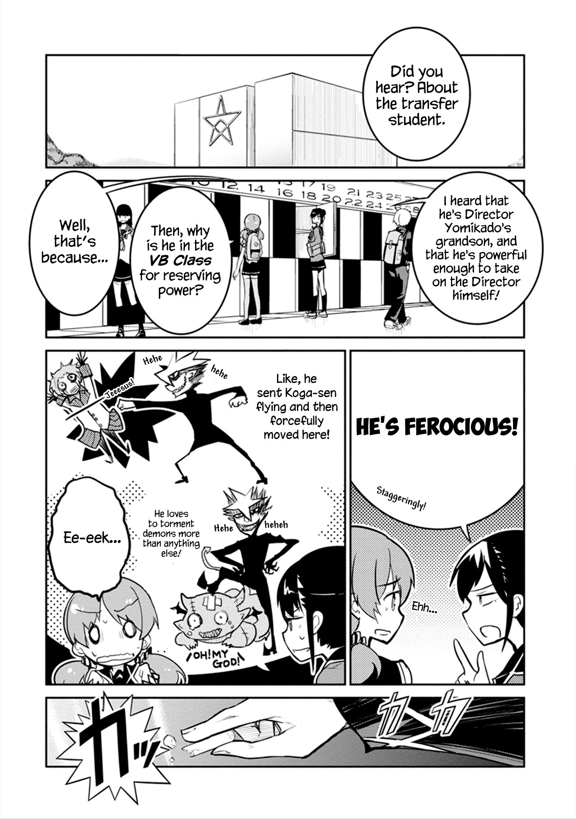 Kaimetsuou to 12-nin no Hoshi no Miko Chapter 4 page 4 - Chapter 4: Dead or Alive Academy