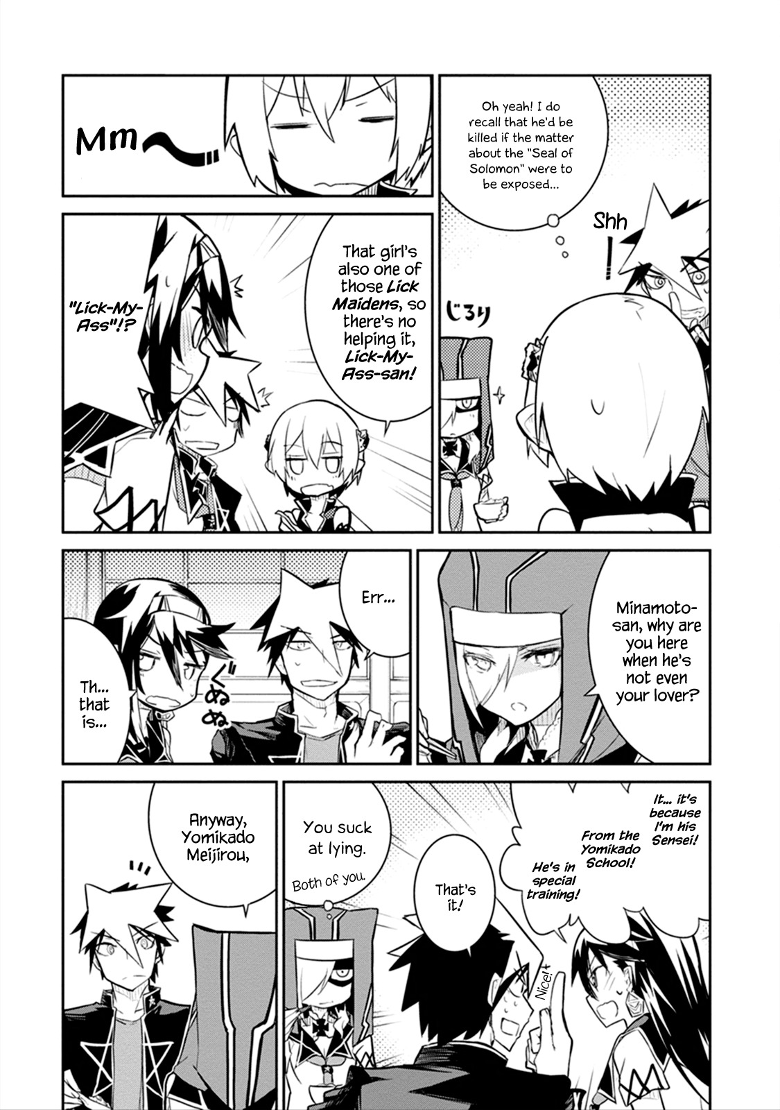 Kaimetsuou to 12-nin no Hoshi no Miko Chapter 5 page 12 - Chapter 5: Purgatory Love Comedy