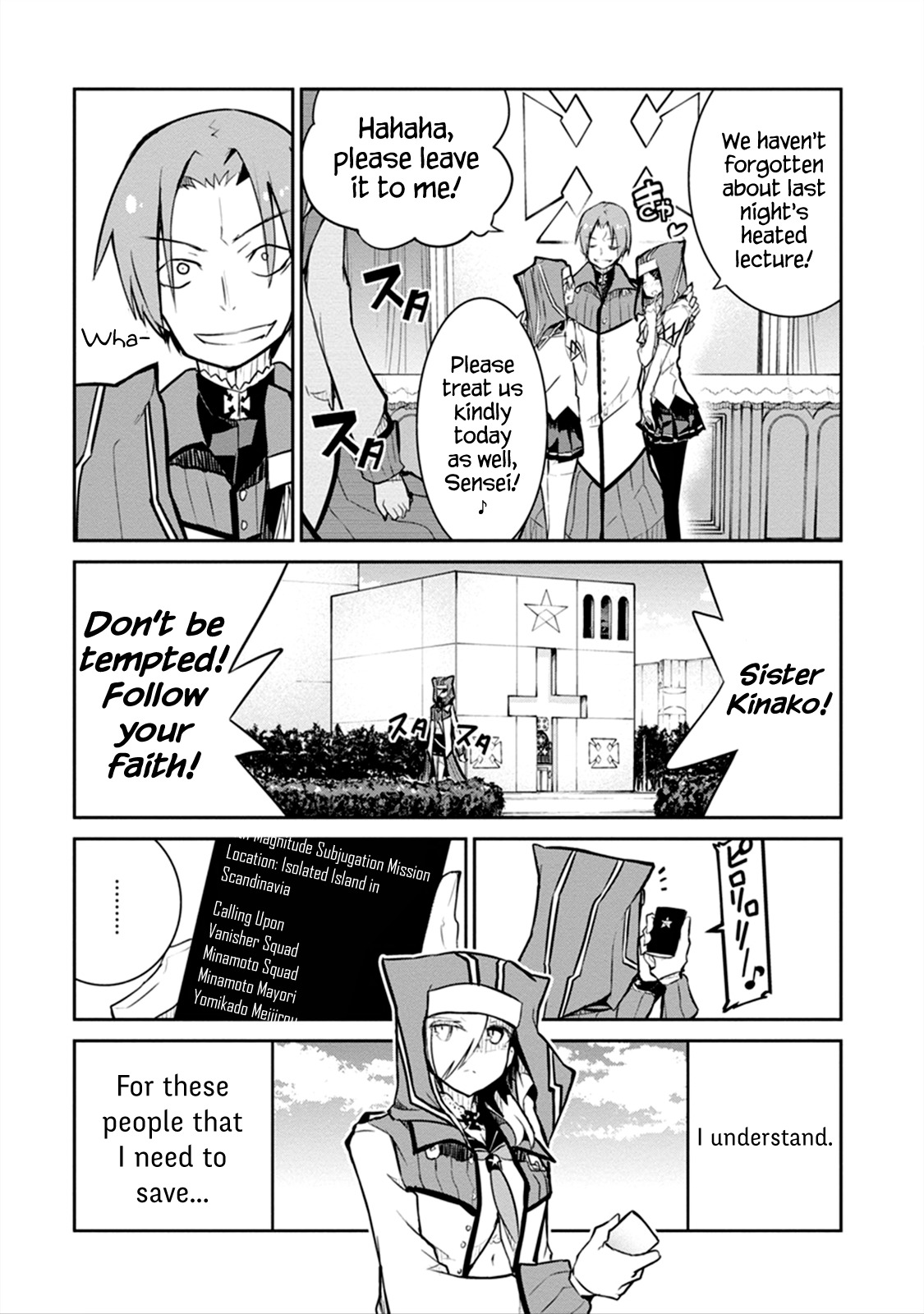 Kaimetsuou to 12-nin no Hoshi no Miko Chapter 6.1 page 8 - Chapter 6.1: Barrier Instruction Pt.1