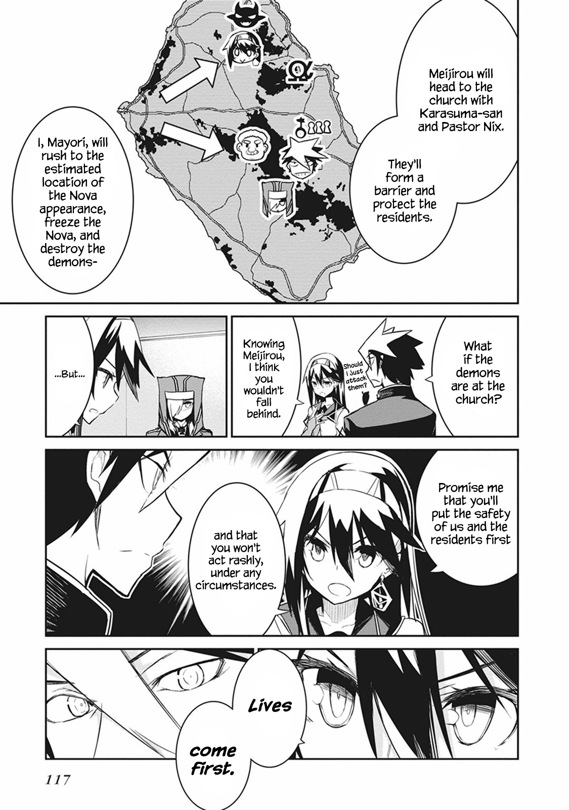 Kaimetsuou to 12-nin no Hoshi no Miko Chapter 7.1 page 7 - Chapter 7.1: Dead Set Island Pt.1